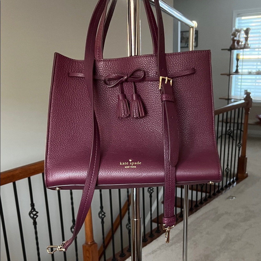 Kate Spade Mulberry Tote with Tassel Detail - Picture 4 of 10